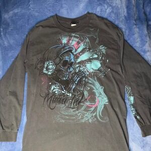 Miami ink black long sleeve shirt men size large